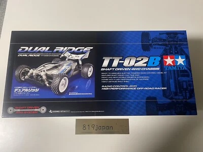 TAMIYA 58596 1/10 Electric RC Dual Ridge TT-02B Chassis OFF ROAD No.596 F/S - Image 1 of 4
