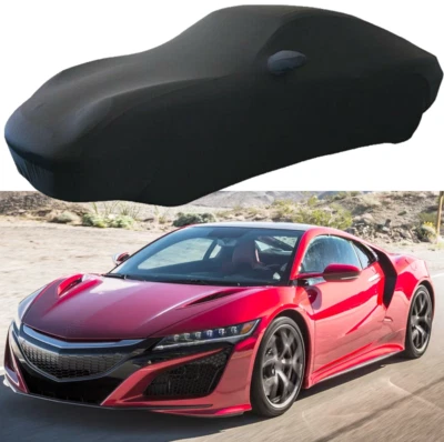 For Acura NSX 1991-2022 Indoor Full Car Cover Stain Stretch Dust-proof Black - Imagem 1 de 4