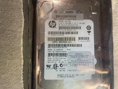 NEW Sealed Total Micro 653955-001-TM 300 GB Hard Drive 2.5" Internal SAS 6Gb/s - Image 1 of 2