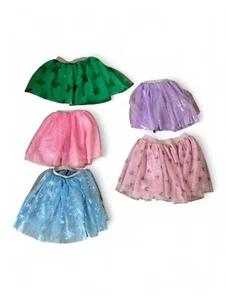 Girls Tutu’s Princess Dress Up Skirts 5 lot, fits 3-4-5 years old - Picture 1 of 8