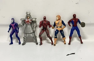 vintage 90s marvel action figures metal Spiderman, xmen - Picture 1 of 2