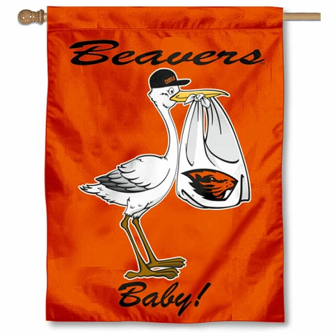 Oregon State University New Baby Gift Decorative House Flag Cover