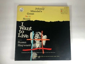 I Want To Live Original Motion Picture Soundtrack Record LP Promo Vinyl UAL-4005 - Picture 1 of 5