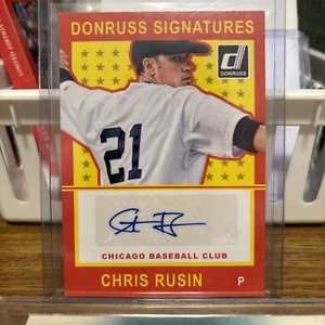 2014 Donruss Signatures Chicago Cubs #19 Chris Rusin Autograph - Picture 1 of 2