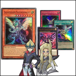 Yugioh! Cards by Kite Tenjo & Mizar to choose from - German