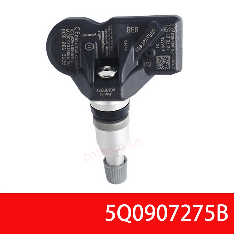 Tire Pressure TPMS Sensor 5Q0907275B for Audi Volkswagen Arteon Porsche Panamera - Image 1 of 4