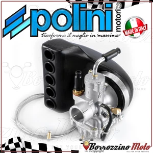 CARBURATORE ATTACCO RIGIDO POLINI CP 19 + FILTRO ARIA PER VESPA 50 SPECIAL L R N - Foto 1 di 2