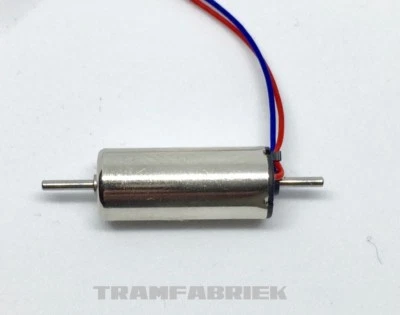 TRAMFABRIEK 12V 7mm x 16mm Glockenanker motor mit 2 Wellen für Modelleisenbahn