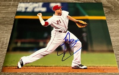 Todd Frazier - Cincinnati Reds Signed Autograph Auto 8x10 MLB Authentic Photo - Image 1 of 3