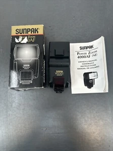 Sunpak Power Zoom 4000AF Electronic Flash for Nikon AF Camera  - Picture 1 of 11
