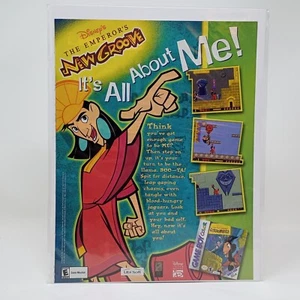Disney Emperor's New Groove Nintendo Game Boy Color video game print ad page  - Picture 1 of 4