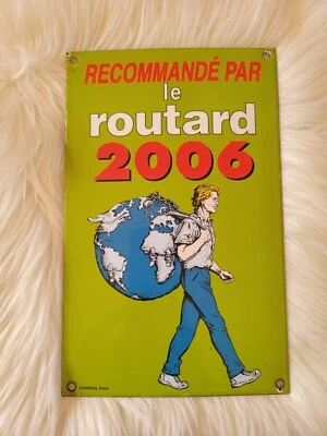 PLAQUE ÉMAILLÉE RESTAURANT GUIDE DU ROUTARD 2006 - Photo 1/2
