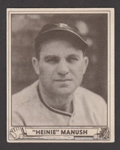 1940  PLAYBALL  # 176  HEINIE MANUSH   INV  J6768 - Picture 1 of 2