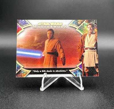 2022 Star Wars Masterwork - Obi-Wan Quote "Only a Sith Deals in Absolutes" #5/25 - Image 1 of 4
