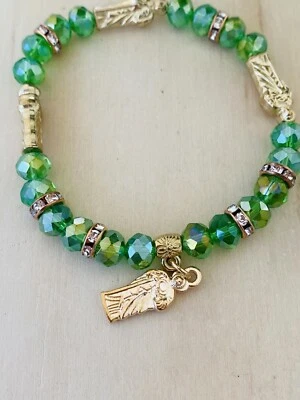 12pcs St JUDE Baptism Favor Recuerdos De Bautizo San Judas  St Jude Bracelets - Image 1 of 4