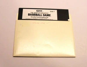 World's Greatest Baseball Game by Epyx for Commodore 64/128 - Picture 1 of 1