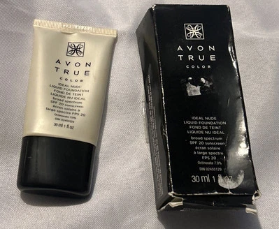 Avon True Color Ideal Nude Liquid Foundation 1 fl oz SPF 20 - Cocoa Bean nos - Image 1 of 4