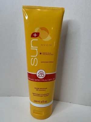 Loción protectora solar Avon Sun + Broad Spectrum SPF 25 8 oz 236 ml resistente al agua Foto 1 de 4