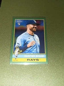 Hunter Bigge 2025 Topps Heritage Tampa Bay Green Border RC 256 - Bild 1 von 5
