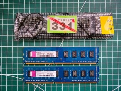 Kingston ACR256X64D3U1333C9 RAM 4GB (2 x 2GB) 2Rx8 PC3-10600U DDR3 240-Pin DIMM - Image 1 of 3