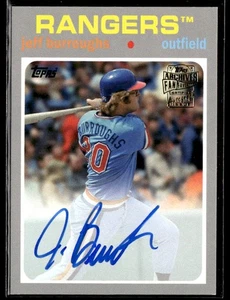2016 Topps Archives #FFA-JB Jeff Burroughs Fan Favorite Autographs - Picture 1 of 2