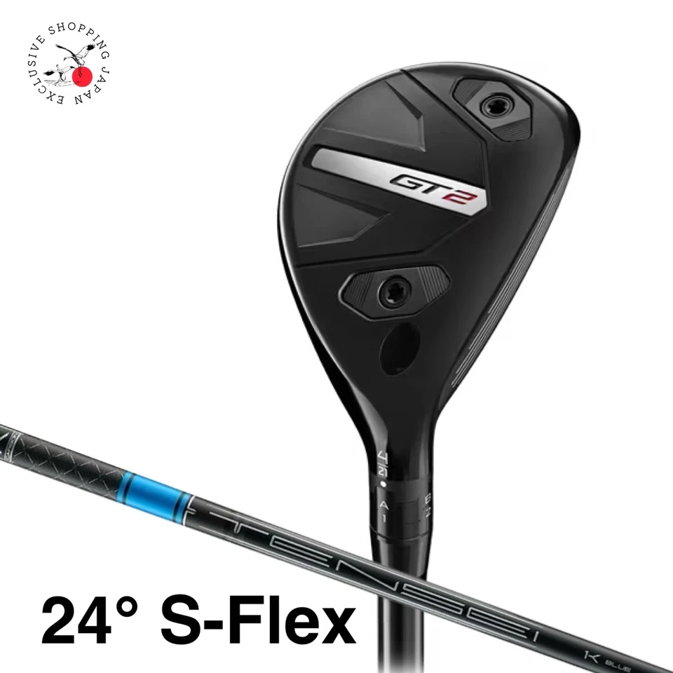 Titleist GT2 Utility Hybrid Metal 24° S-Flex TENSEI 1K BLUE HY 65 Graphite Shaft - Image 1 of 4