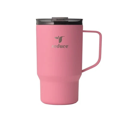 Reduce Hot1 18 oz Stainless Steel Insulated Tumbler with Lid & Handle – Pink - Image 1 of 2