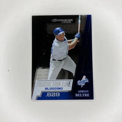 Donruss 2005 - Línea de producción Slugging Adrian Beltre #PL-1/629 Foto 1 de 2