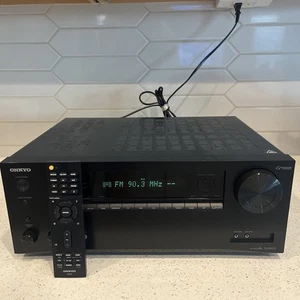 Onkyo TX-NR575 7.2 Channel Home Theater Bluetooth 4K AV Stereo Sound Receiver - Picture 1 of 15
