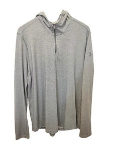 Under Armour Herren Active Wear HeatGear Top XL Fitted Grau Langarm Hoodie - Bild 1 von 6