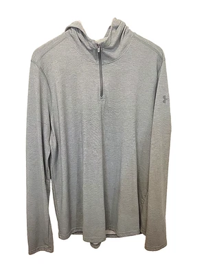 Under Armour Hombre Active Wear HeatGear Top XL Ajustado Gris Manga Larga Sudadera con Capucha Foto 1 de 4