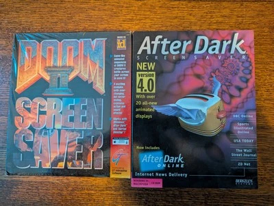 Vintage 1995 Doom II 2 Screen Saver + After Dark 4.0 Screensaver Software - Image 1 of 4