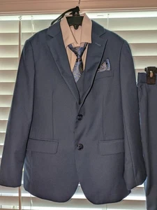 Marvelous World Boys Suit Size 8 Royal Blue - Picture 1 of 10