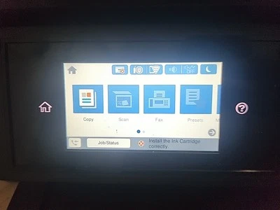 Impresora de inyección de tinta todo en uno Epson Workforce WF-7820 gran formato, negra Foto 1 de 4