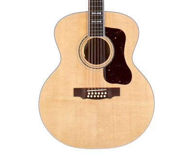 Guitarra acústica Guild USA F-512 de arce jumbo de 12 cuerdas - rubia Foto 1 de 4