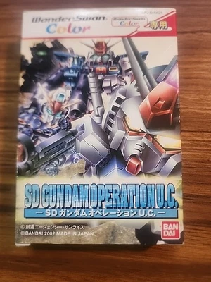 SD GUNDAM OPERATION U.C  WonderSwan Color  English Friendly Shooter US Seller - Image 1 of 4