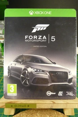 Forza Motorsport 5 Ltd. Ed. Steelbook (XBOX ONE/X - 2013) Semi Sealed/Mint Cond. - Image 1 of 4
