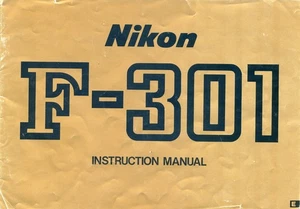 Nikon F-301 - Instruction Manual - Picture 1 of 1