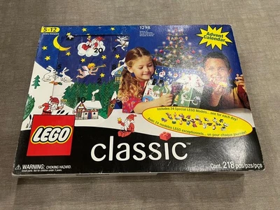 NEW VINTAGE LEGO 1298 1998 Holiday Advent Calendar Set All Unopened / Unpunched - Image 1 of 4