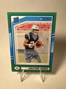 2024 Panini Donruss JONATHON BROOKS RC #354 Rated Rookie Green AUTO - Picture 1 of 1
