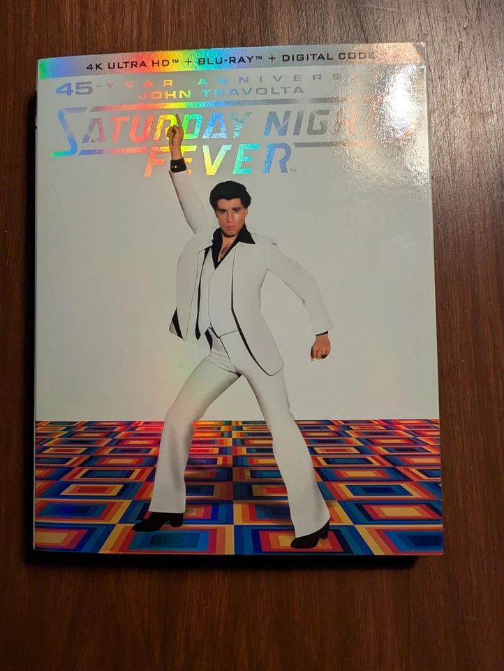 Saturday Night Fever [New 4K UHD+ Blu-ray+Digital] w/Slipcover- Ships in Box! Foto 1 de 4
