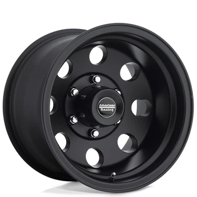 17x9" American Racing Wheels Modern AR172 Baja Satin Black Off-Road Rims (4 pcs) - Изображение 1 из 4