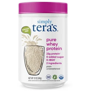 simply tera's Pure Whey Protein Pulver - Grasgefüttertes Molkenproteinpulver, sauber... - Bild 1 von 6