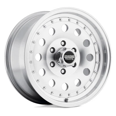 American Racing AR62 OUTLAW II 1PC Wheels 16x8 (0, 8x165.1) Silver Rims Set of 4 - Image 1 of 4