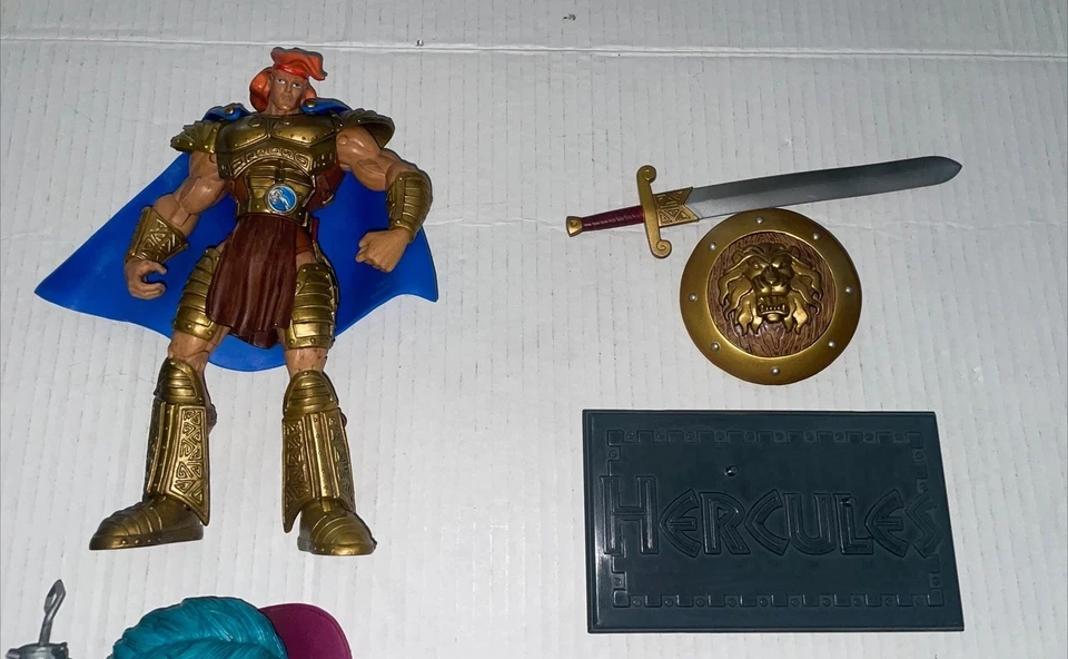 DISNEY STORE 2005 EXCLUSIVE 7" HERCULES ACTION FIGURE LOOSE COMPLETE - Image 1 of 1