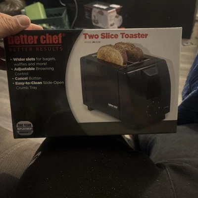 Better Chef 2-Slice Black Toaster - Image 1 of 2