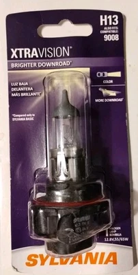 Repuesto de luz de cabeza de carretera Sylvania Xtra Vision 9008 H13 65/55W más brillante Foto 1 de 3