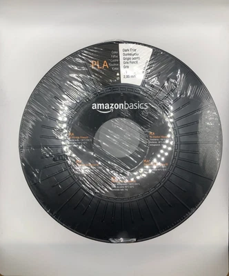 Filamento para impresora 3D Amazon Basics PLA 2,85 mm gris oscuro carrete de 1 kg (totalmente nuevo) Foto 1 de 4