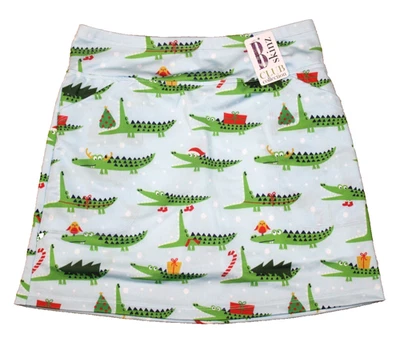 NEW B SKINZ GOLF SMALL x 17" SKORT PERFORMANCE STRETCH Holiday Christmas NWT - Image 1 of 4