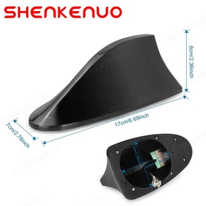 1 pieza Aleta de Tiburón Techo Coche Antena Radio FM Cubierta Coche Accesorios Universales - Imagen 1 de 11